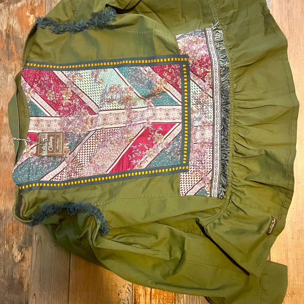Matilda Jane new with tags patchwork Jacket